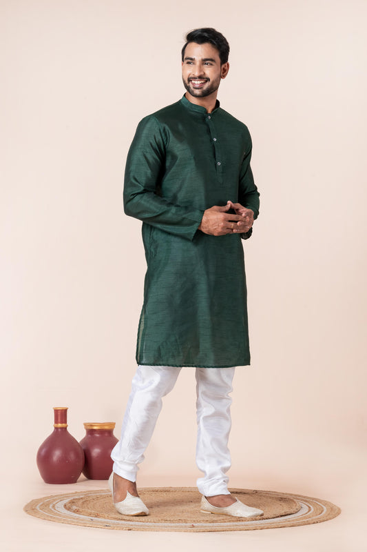 Serene Dark Green Kurta