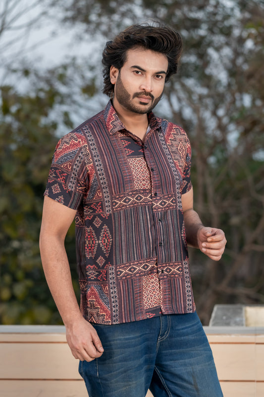 Ajrakh Printed Shirt