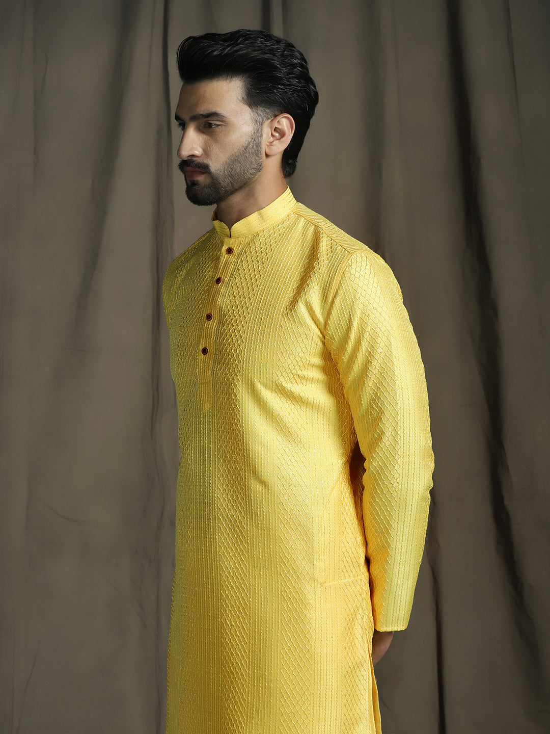 Elegant Yellow Kurta Pajama