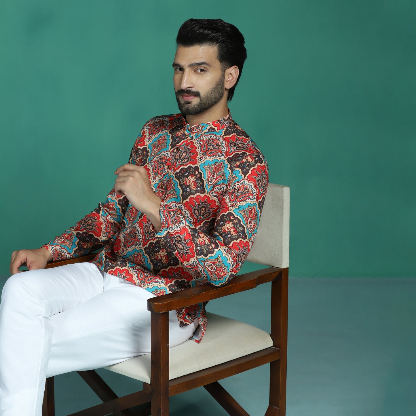 Kalamkari Printed Short Kurta