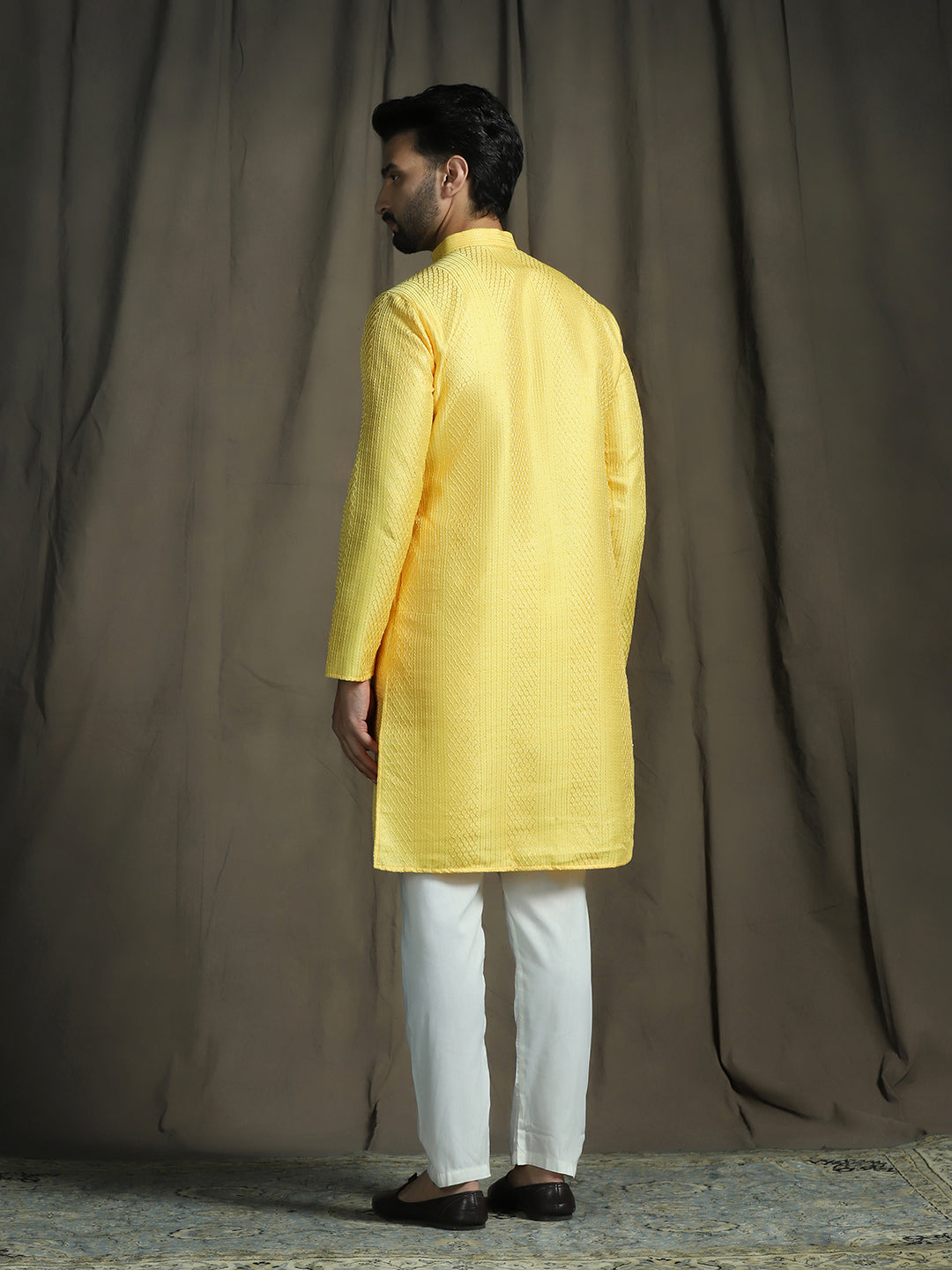 Yellow Kurta Pajama Set