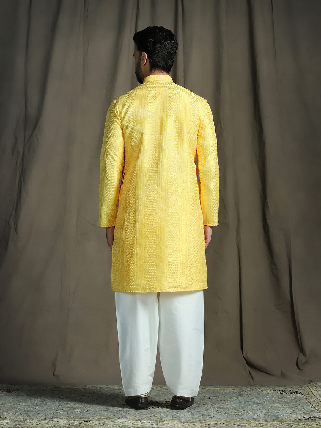 Elegant Yellow Kurta Pajama