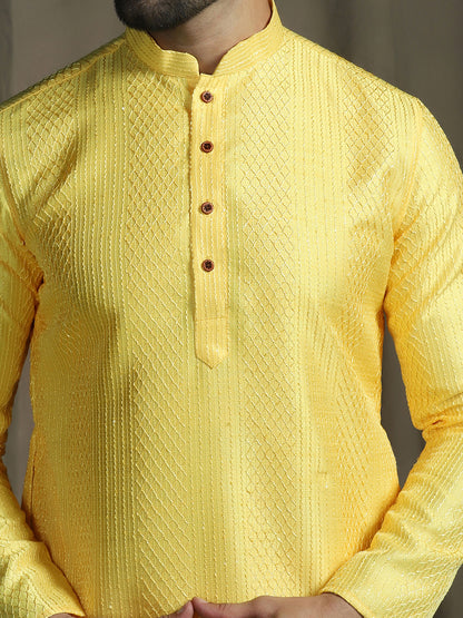 Elegant Yellow Kurta Pajama