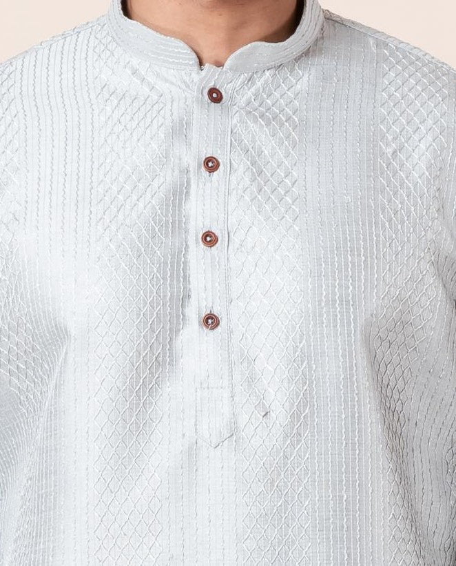 Grey Designer Kurta