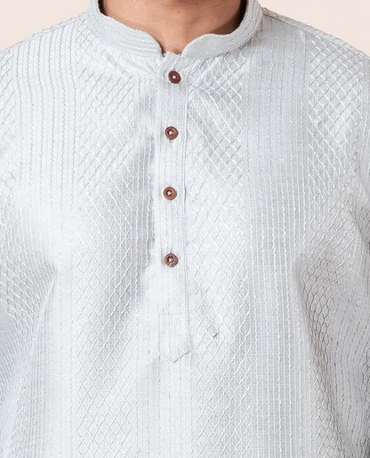 Grey Designer Kurta