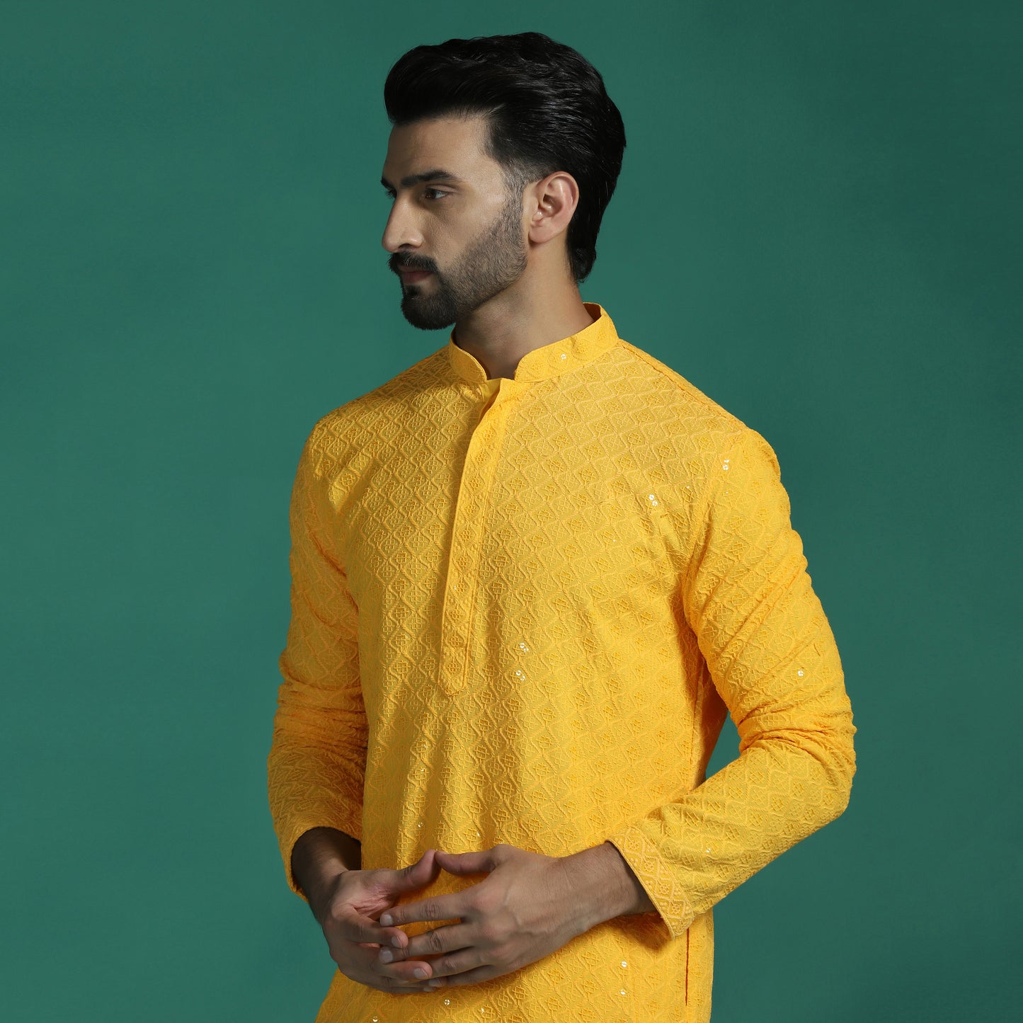 Sequin Embroidered Kurta