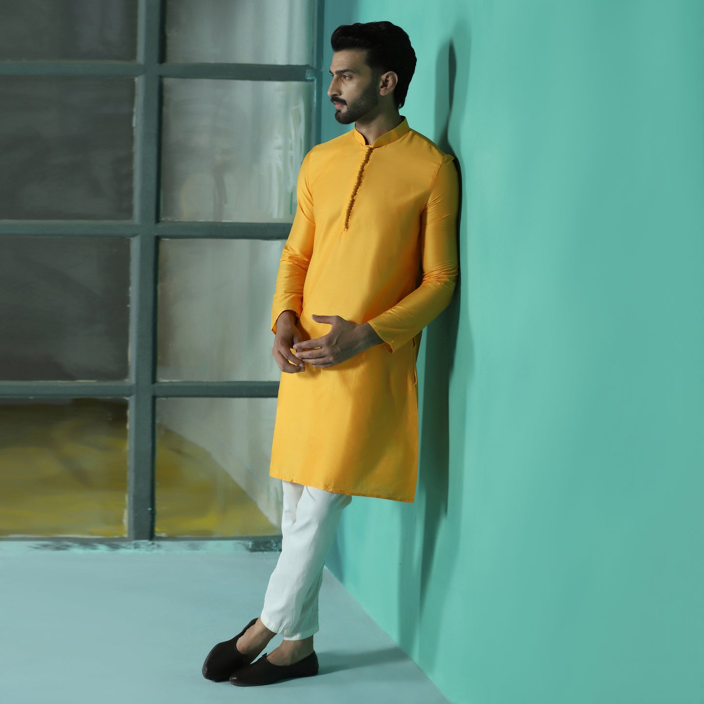 Haldi Yellow Cotton Kurta