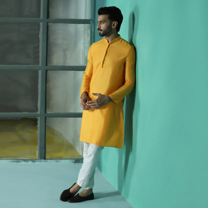 Haldi Yellow Cotton Kurta