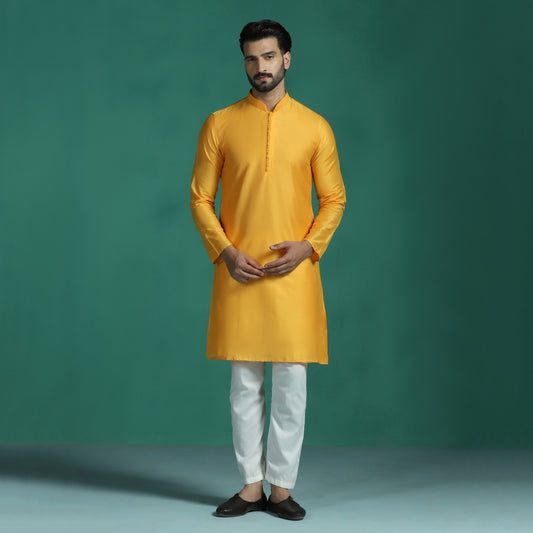 Haldi Yellow Cotton Kurta