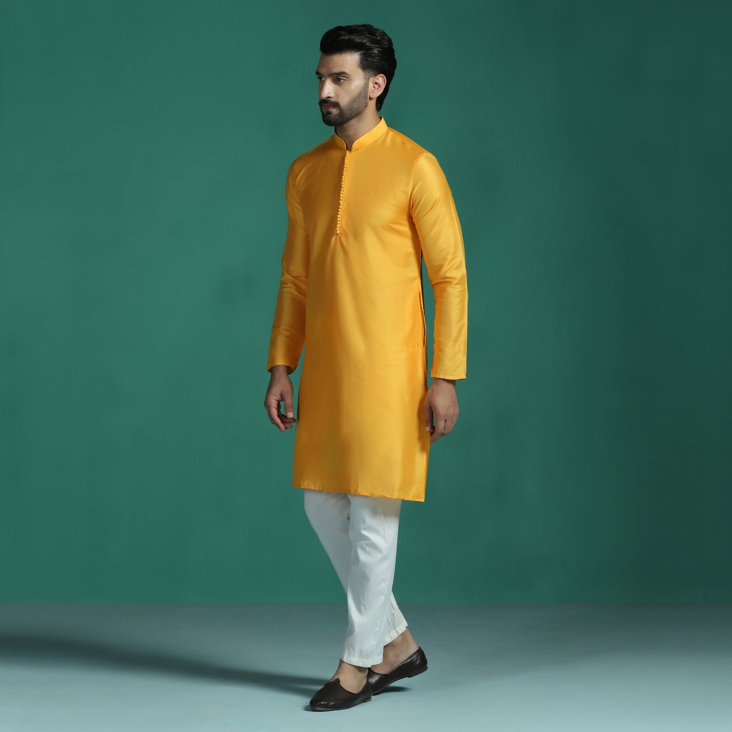 Haldi Yellow Cotton Kurta