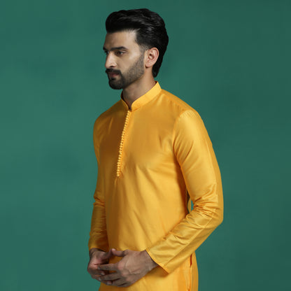 Haldi Yellow Cotton Kurta