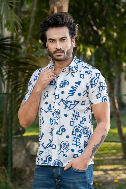 Quirky Illustration Resort Shirt