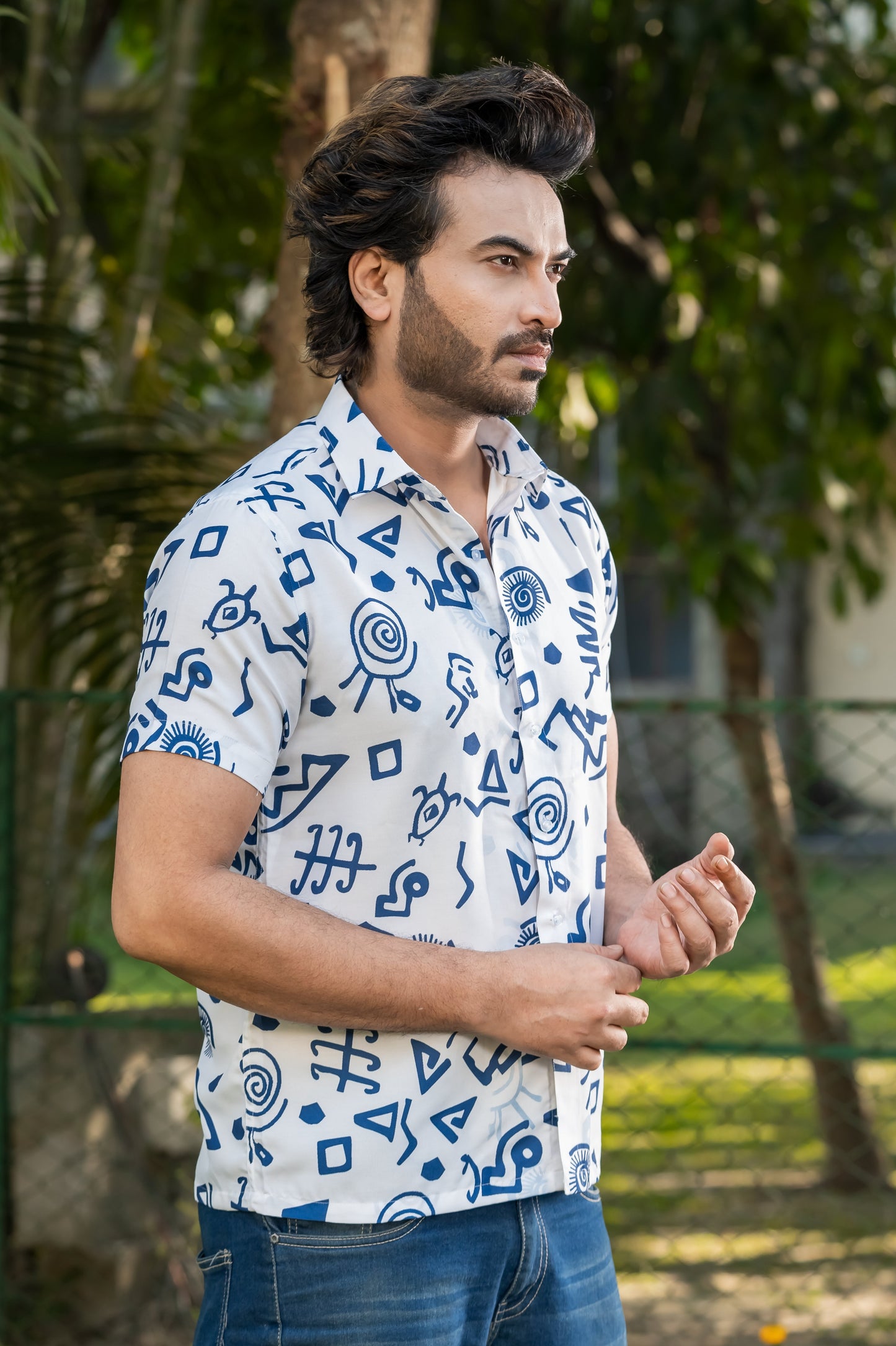 Quirky Illustration Resort Shirt