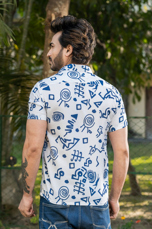 Quirky Illustration Resort Shirt