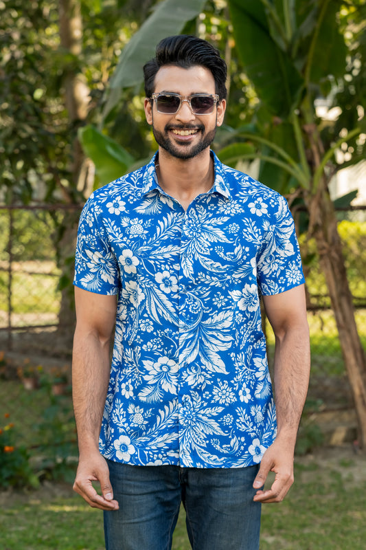 Batik Garden Print Shirt