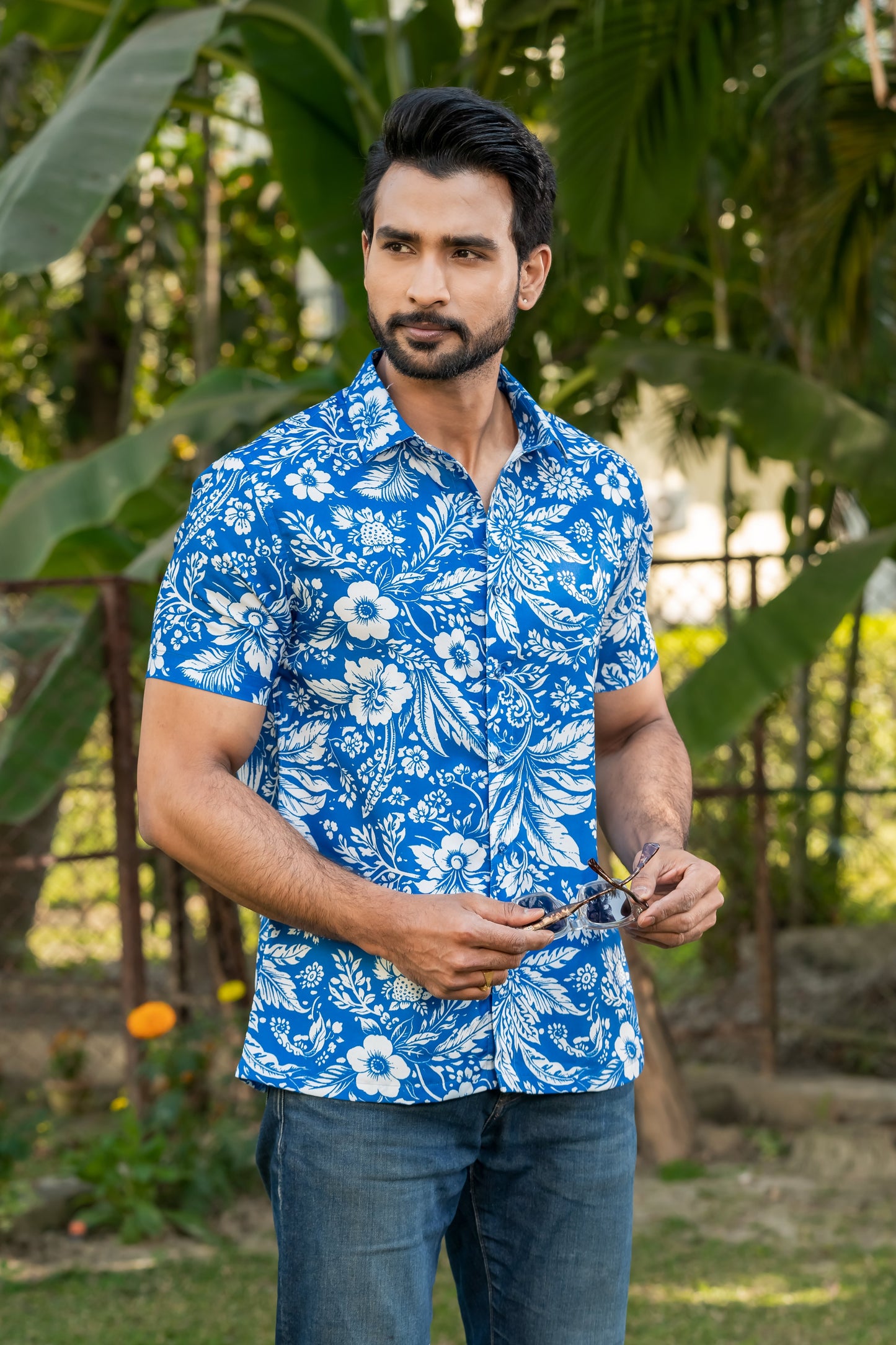 Batik Garden Print Shirt