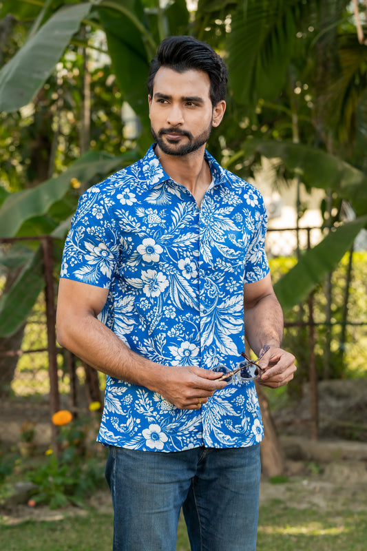 Batik Garden Print Shirt