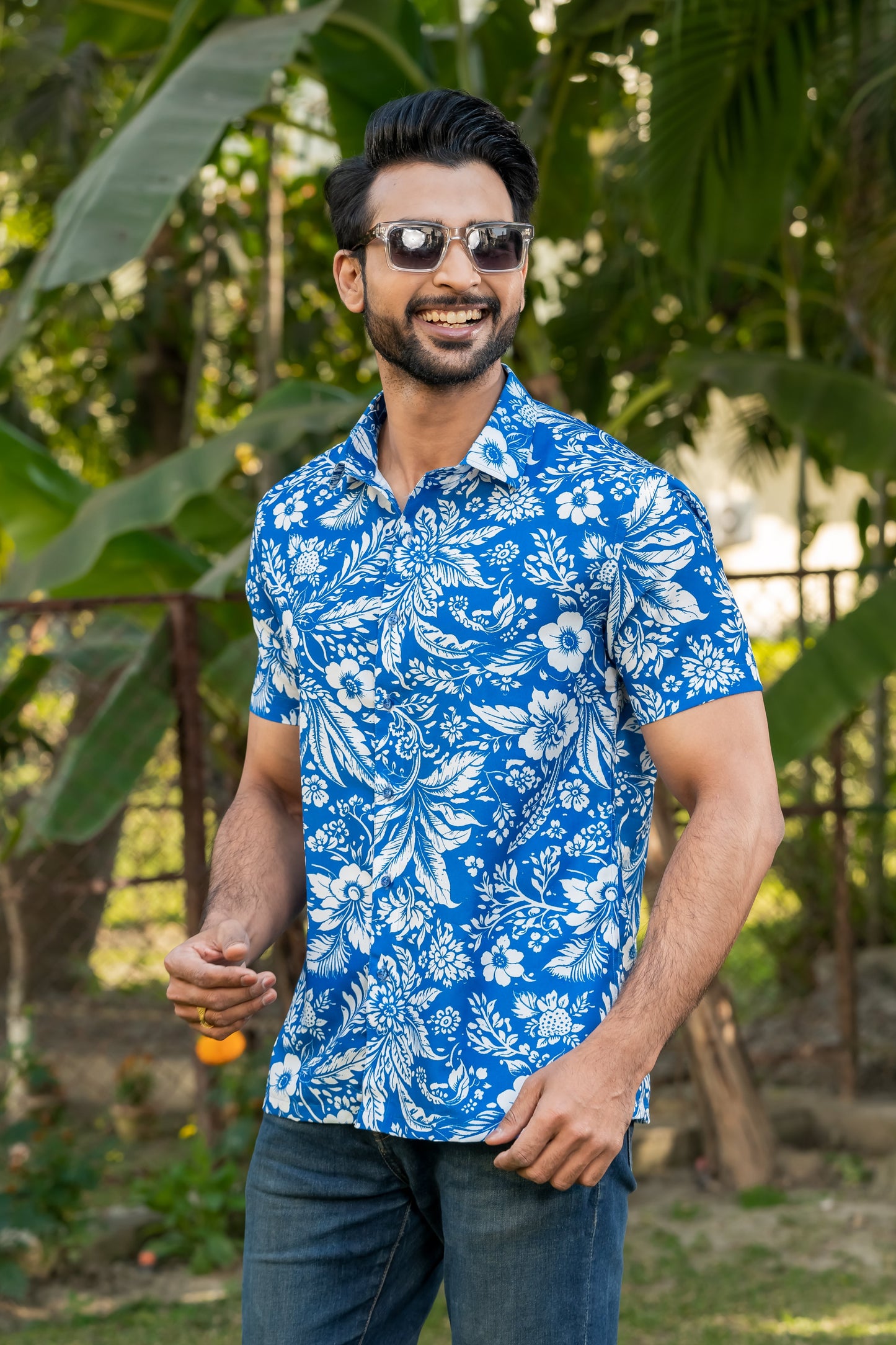 Batik Garden Print Shirt
