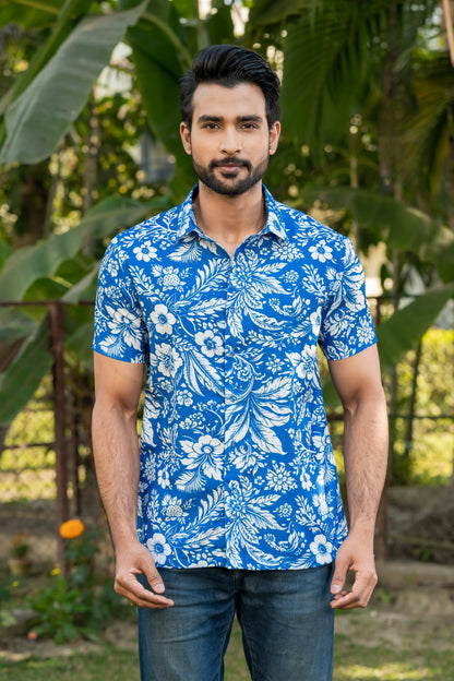 Batik Garden Print Shirt