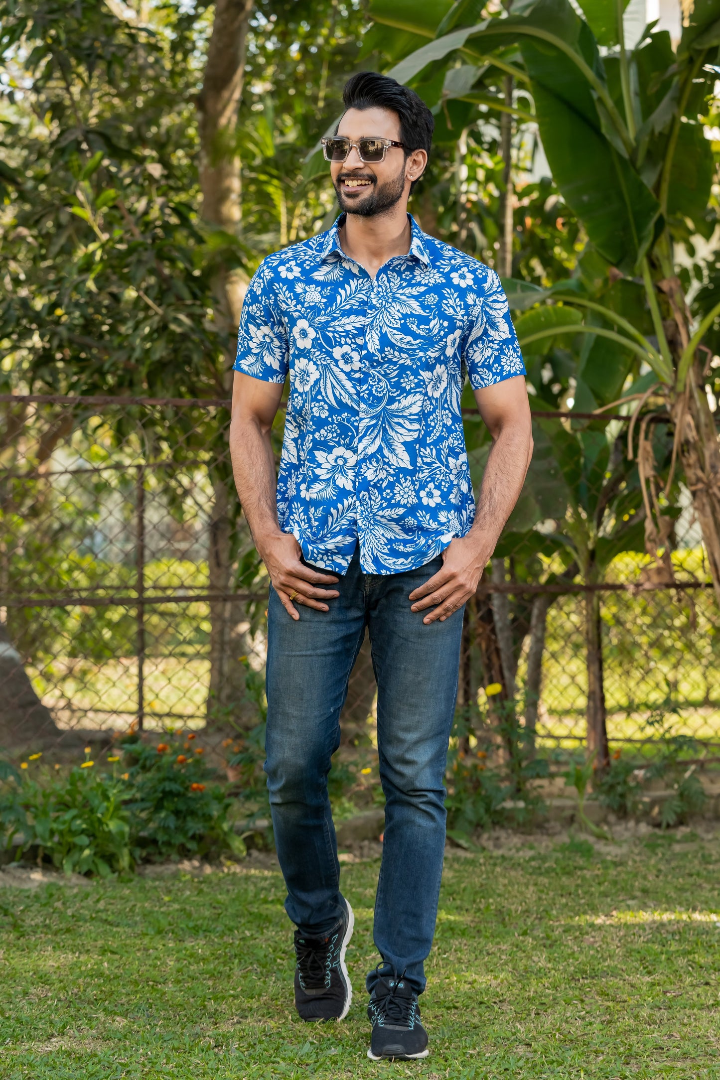 Batik Garden Print Shirt