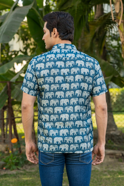 Elephant Print Shirt