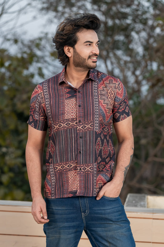 Ajrakh Printed Shirt