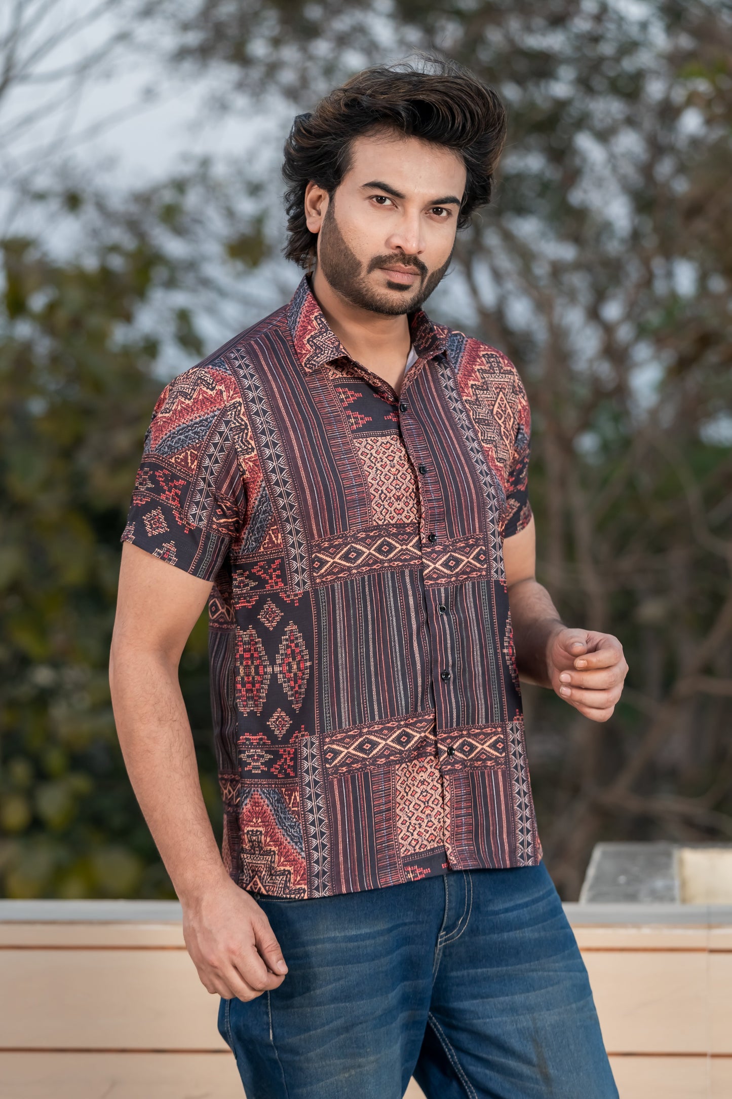 Ajrakh Printed Shirt
