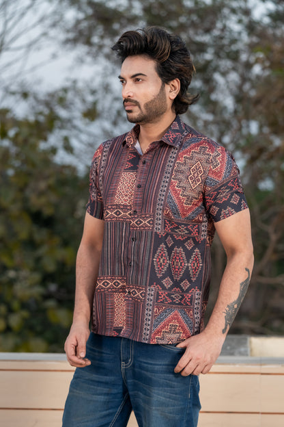 Ajrakh Printed Shirt