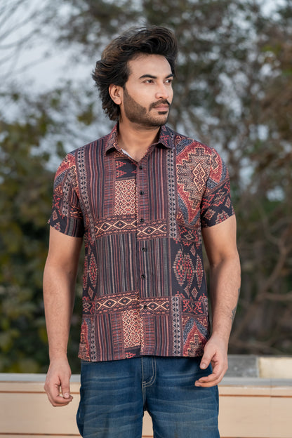Ajrakh Printed Shirt
