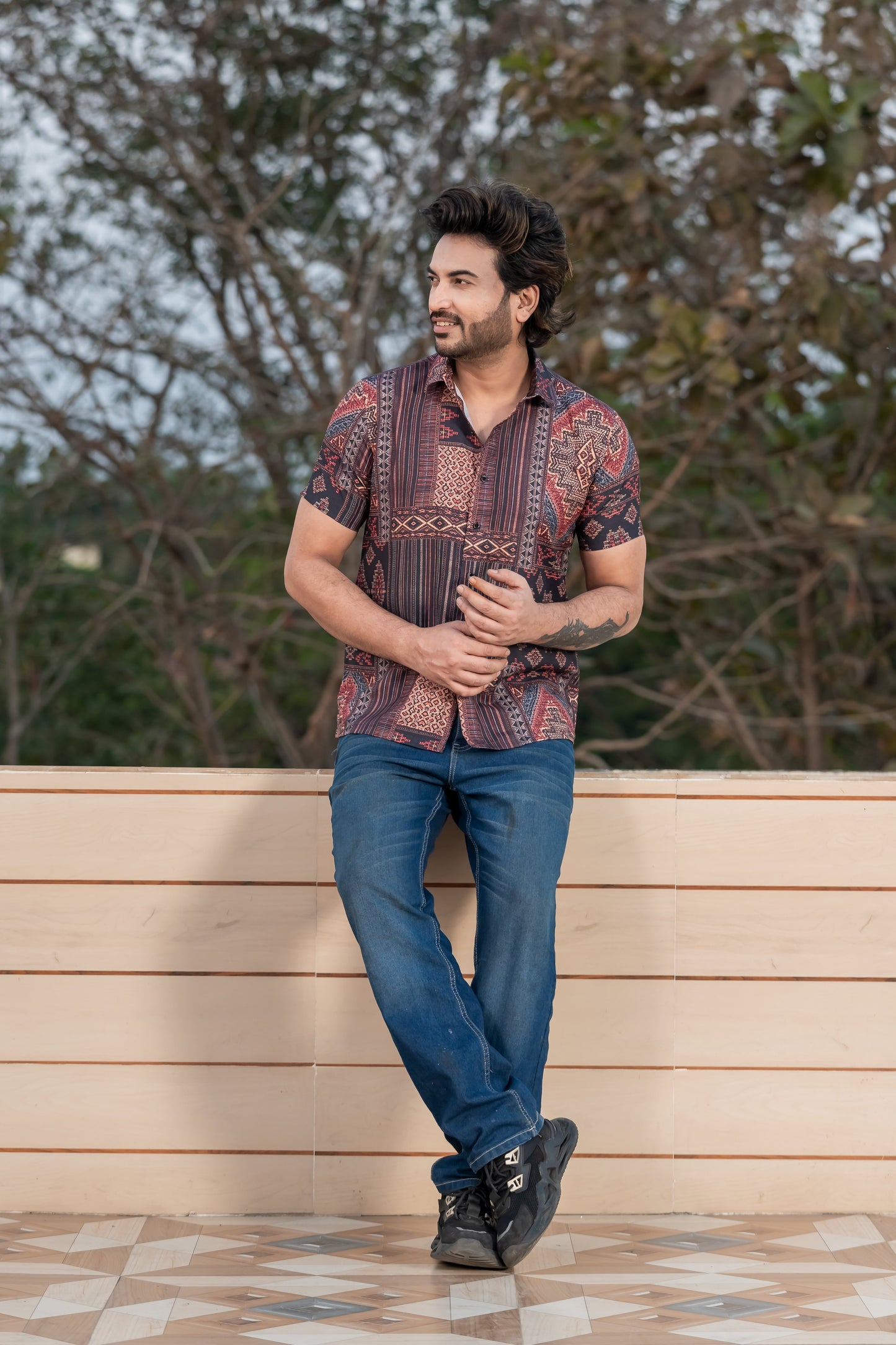 Ajrakh Printed Shirt