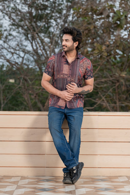 Ajrakh Printed Shirt