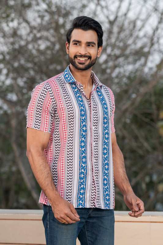Bohemian (Boho) Striped Shirt