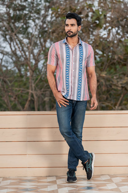 Bohemian (Boho) Striped Shirt
