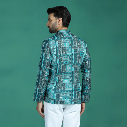 Abstract Motif Short Kurta