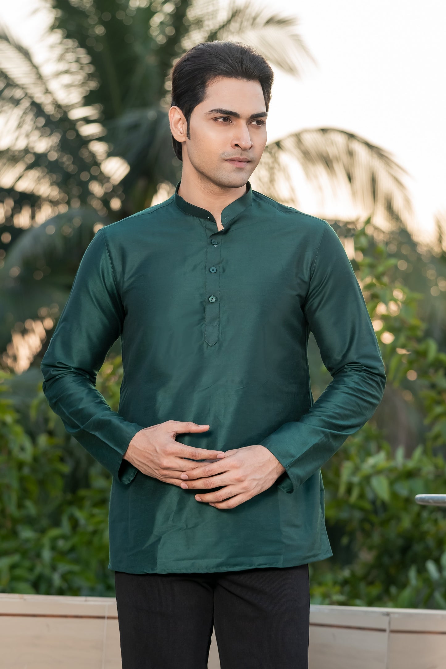Emerald AllureShort Kurta
