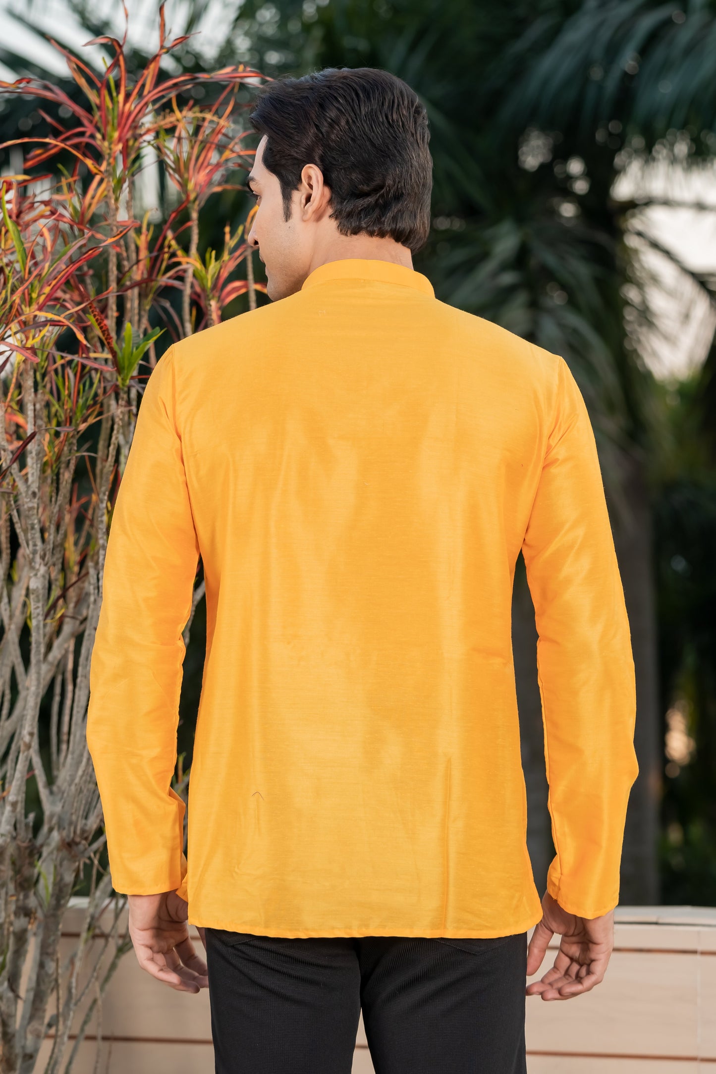 Classic Yellow Short Kurta