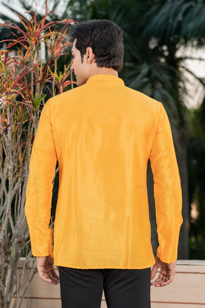 Classic Yellow Short Kurta