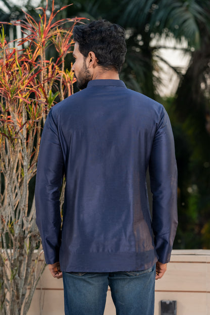 Mandarin Collar Short Kurta