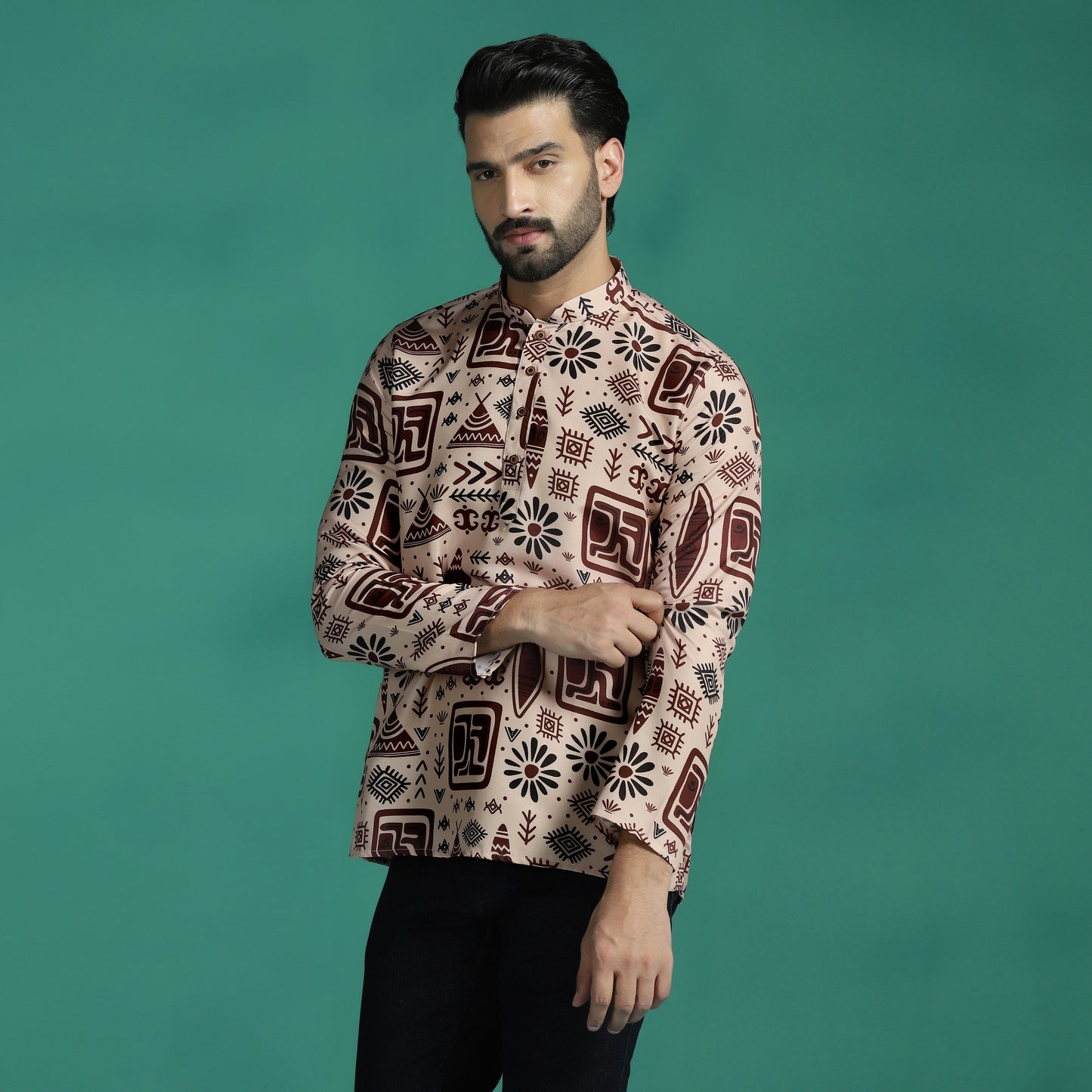 Warli Print Short Kurta