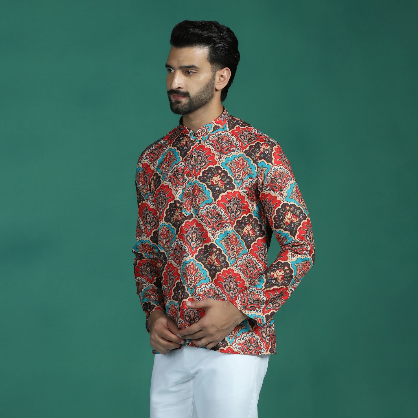 Kalamkari Printed Short Kurta