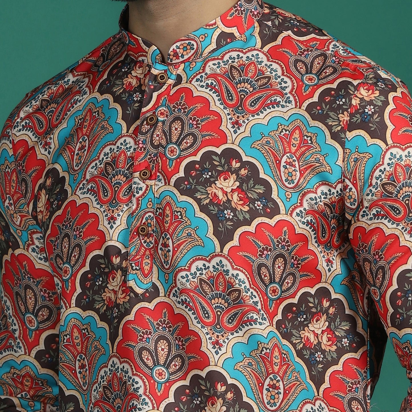 Kalamkari Printed Short Kurta